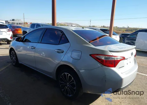 2014 Toyota Corolla S Plus from USA, damaged, VIN 5YFBURHE2EP012102